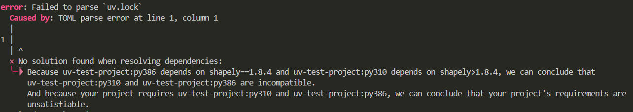 incompatible
